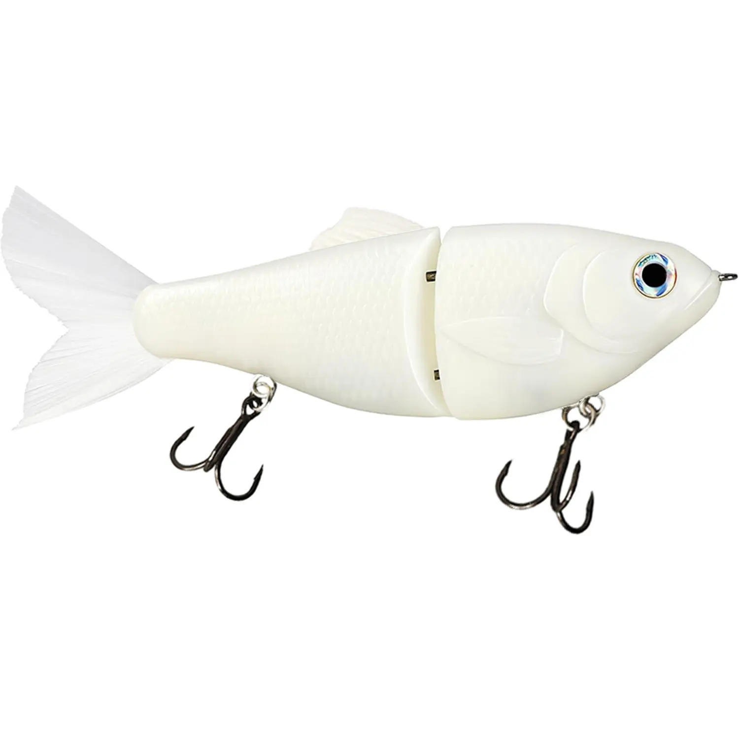 Glass minnow bass lure, Glide Bait Slow Sinking Fishing Lure for Big Bass, Musky, Striped Bass & More 6.46inch/2.15oz