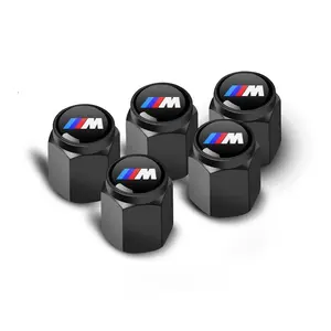 5PCS Metal Car Wheel Tire Valve Caps Air Stem Dust Cover Dustproof For BMW M Sport E36 E34 F31 F10 F20 F40 M3 M4 M5 F48 E46 E60 E90 E3 Auto Accessories