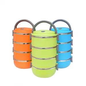 Portable New Model Single-Layer Stainless Steel Insulated Lunch Box - Leak-Proof, Handle-Equipped, No Electricity Needed, Ideal for Back-to-School Lunches, Family Party Gift birthday valentine practical fun holiday gift formen
