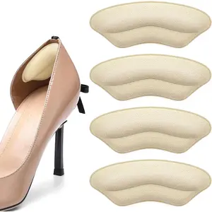Heel Pads for Shoes, 2 Pairs Self-Adhesive Heel Grips & Protectors - Non-Slip Cushion Inserts to Prevent Blisters, Snug Fit for Big Shoes, Improve Comfort for Men & Women( Large)
