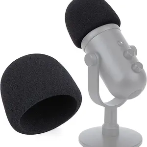 Razer Seiren V2 X Pop Filter or Razer Seiren V2 Pro Windscreen Microphone Foam Cover, Mic Cover Compatible with Razer Seiren V2 Pro and Razer Seiren V2 X USB Microphone