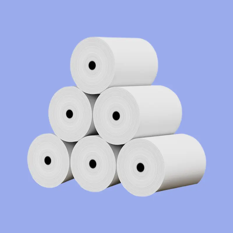 Thermal Cash Register Receipt Paper Sheets, Lightweight Small Rolls (57x50, 80x80, 80x60, 80x50 Sizes) with Uniform Surface, Long-Lasting Thermal Layer, Easy to Stock & Replace, Compatible with Meituan Takeaway Printers, Supermarket Checkout Machines, She