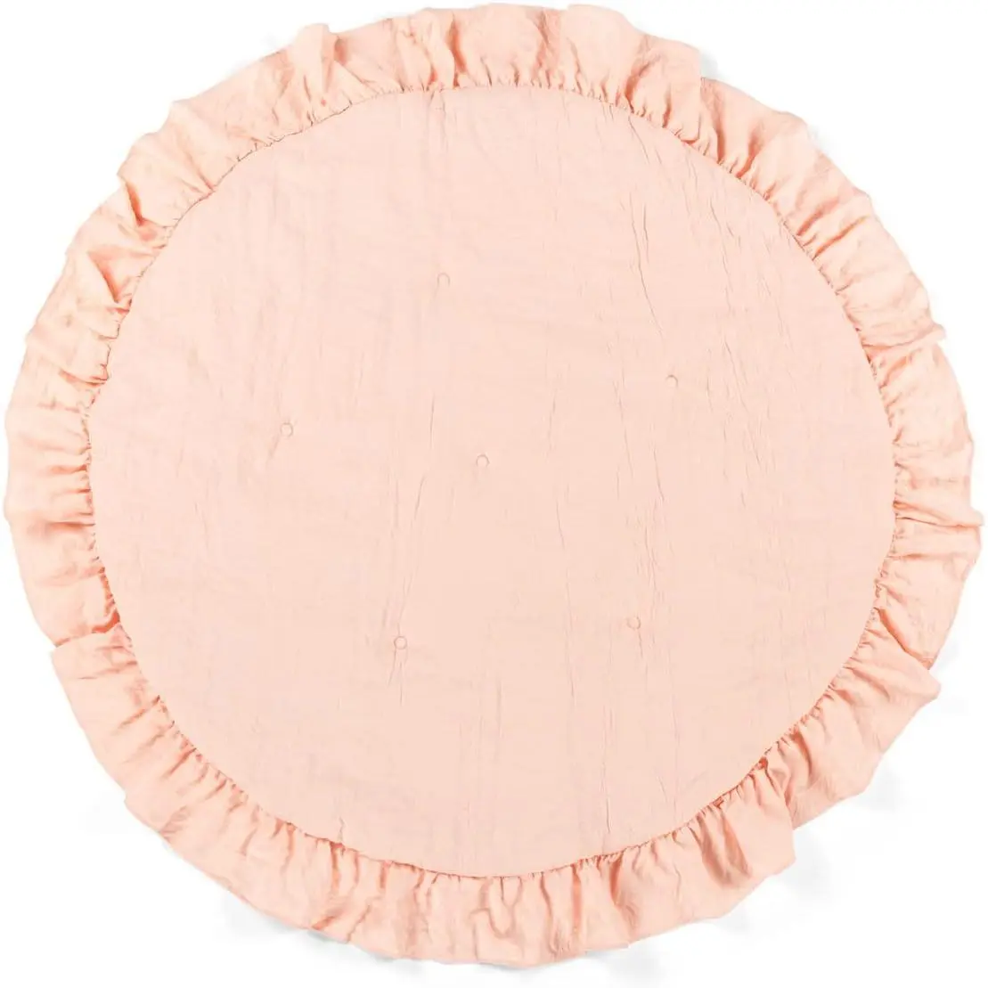 Baby Round Ruffle Play Mat 36" Diameter Blush - Tummy Time Mat - Pink Playmat - Baby Play Mats for Floor - Girl Nursery Decorfidget toys
