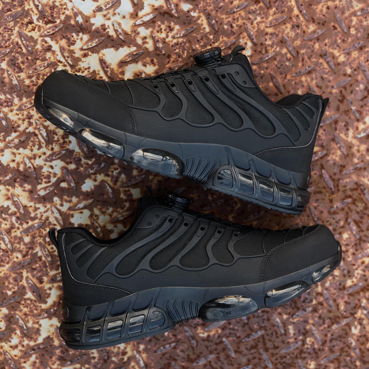 Men’s Safety Work Sneakers – Lightweight Steel Toe, Anti-Slip Sole & All-Day Comfort for Jobsite & Outdoor Training