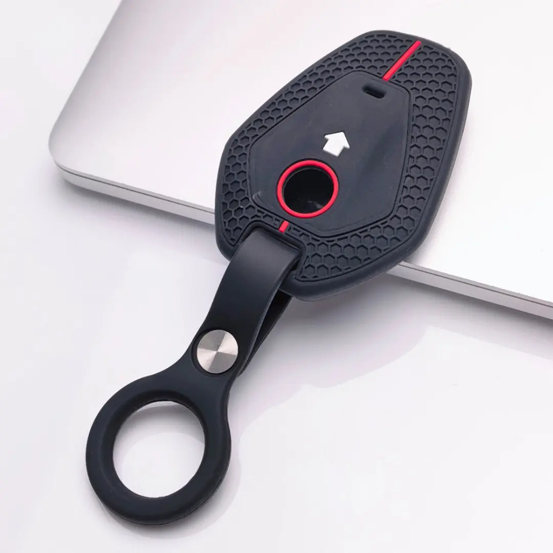 Premium Key Cover with keychain for BMW Motorcycle. Shockproof anti-scratch shell fits R1300GS R1300GS ADV R1300R R1300RS R1300RT. Fully protects keys from drops and dirt, durable accessory for BMW motorcycle riders.