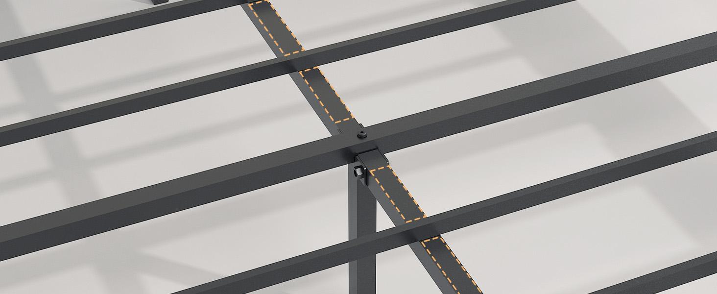 ARCH Queen Bed Frame Farmhouse, Queen Size Bed Frame with Storage Headboard & LED Lights, Charging Station Boho Platform Bed, Queen Bed Frame Metal Slats No Box Spring Needed Bedroom Set