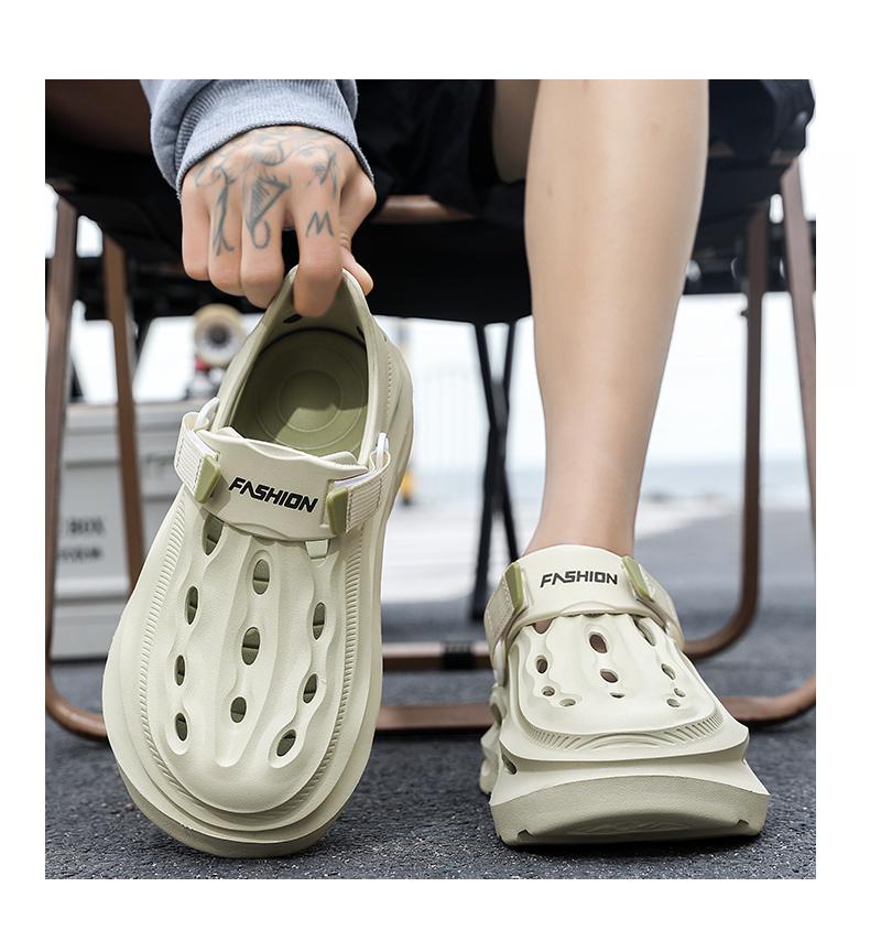 2-in-1 Slides & Clogs |     Perfect for Beach, Pool, Street Wear