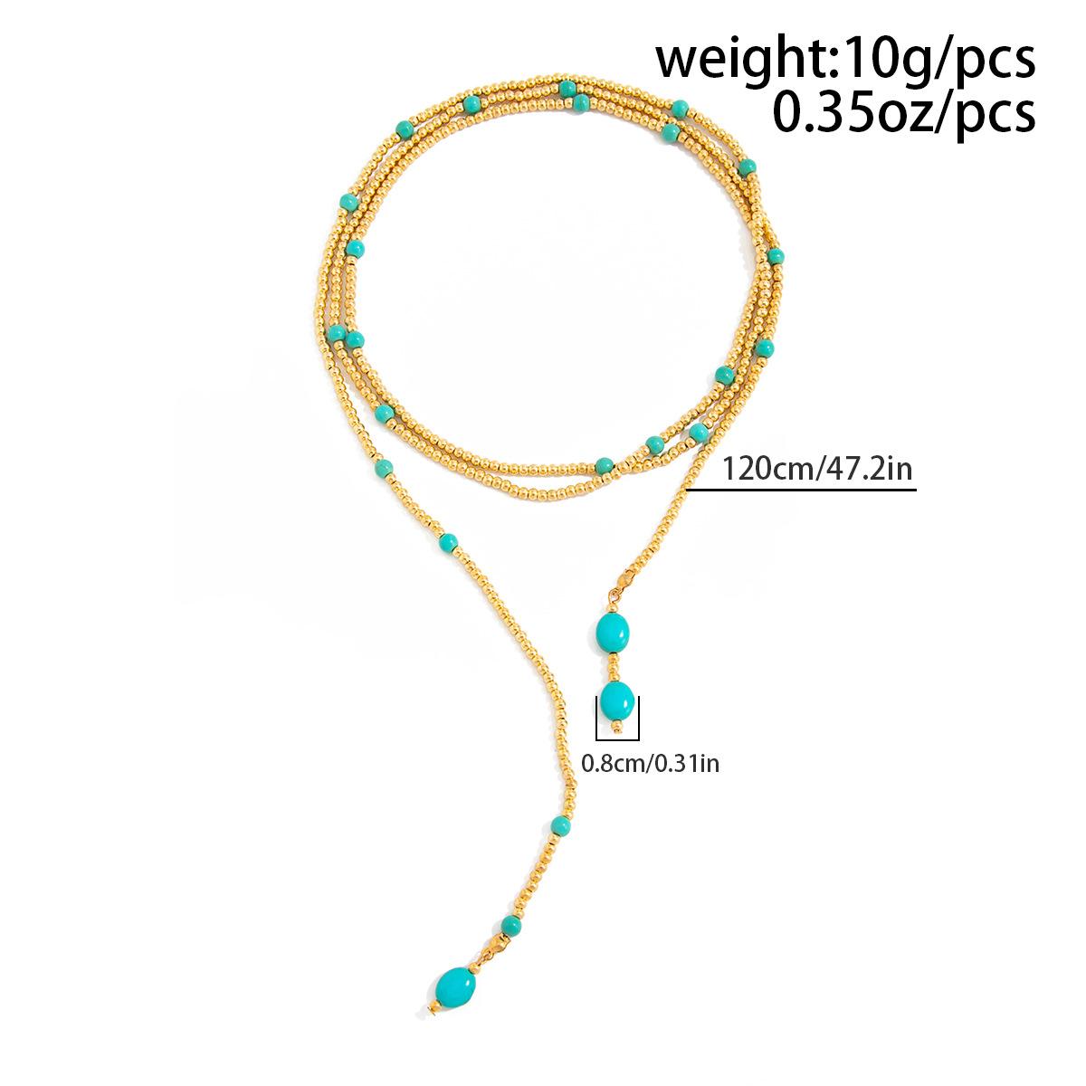 Hip Hop Irregular CCB Pearl Beaded Necklace Y-Shaped Disc Tassel Collarbone Chain Trendy Y2K Aesthetic Streetwear Layered Dainty Stylish Unique Fashion Jewelry Casual Stackable Accessories for Men Women Daily Party Street Hip Hop Outfit Wear