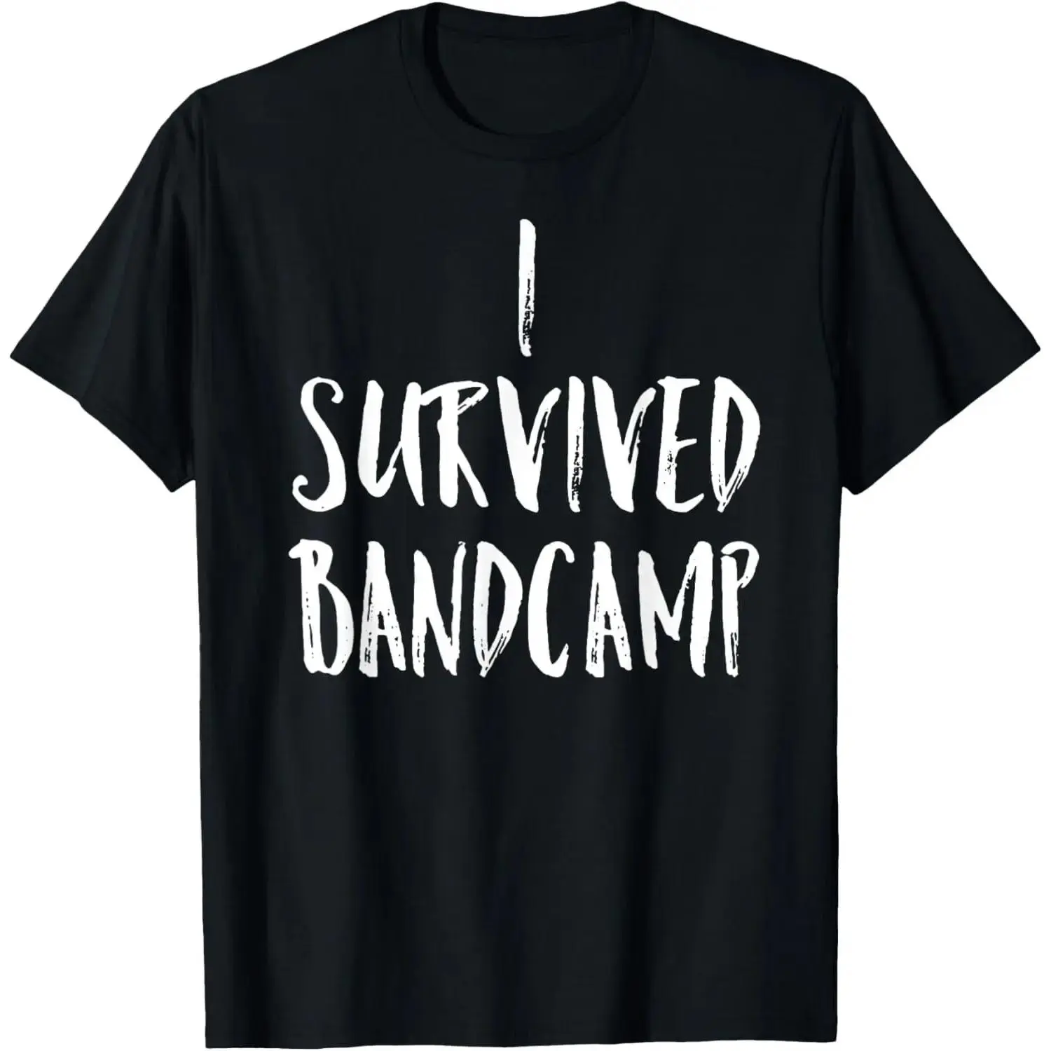 100% Cotton I Survived Band Camp Marching Band Funny Shirt T-Shirt