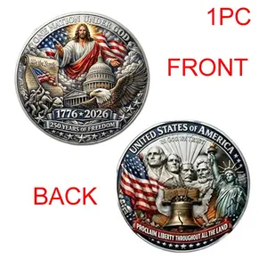 1 Piece 250th Anniversary Commemorative Coin, Not Plated with Precious Metal, Collectible Numismatic Item, Ideal Gift for Enthusiasts
