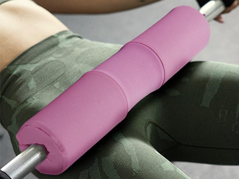 Barbell Squat Pad Set- Nylon Padding AntiSlip- Thick Foam Barbell Pad for Squats Cushion,Lunges&Bar Padding for Hip Thrusts -Standard Olympic Weight Bar Pad (Wrist Straps Weightlifting-Ankle Straps)