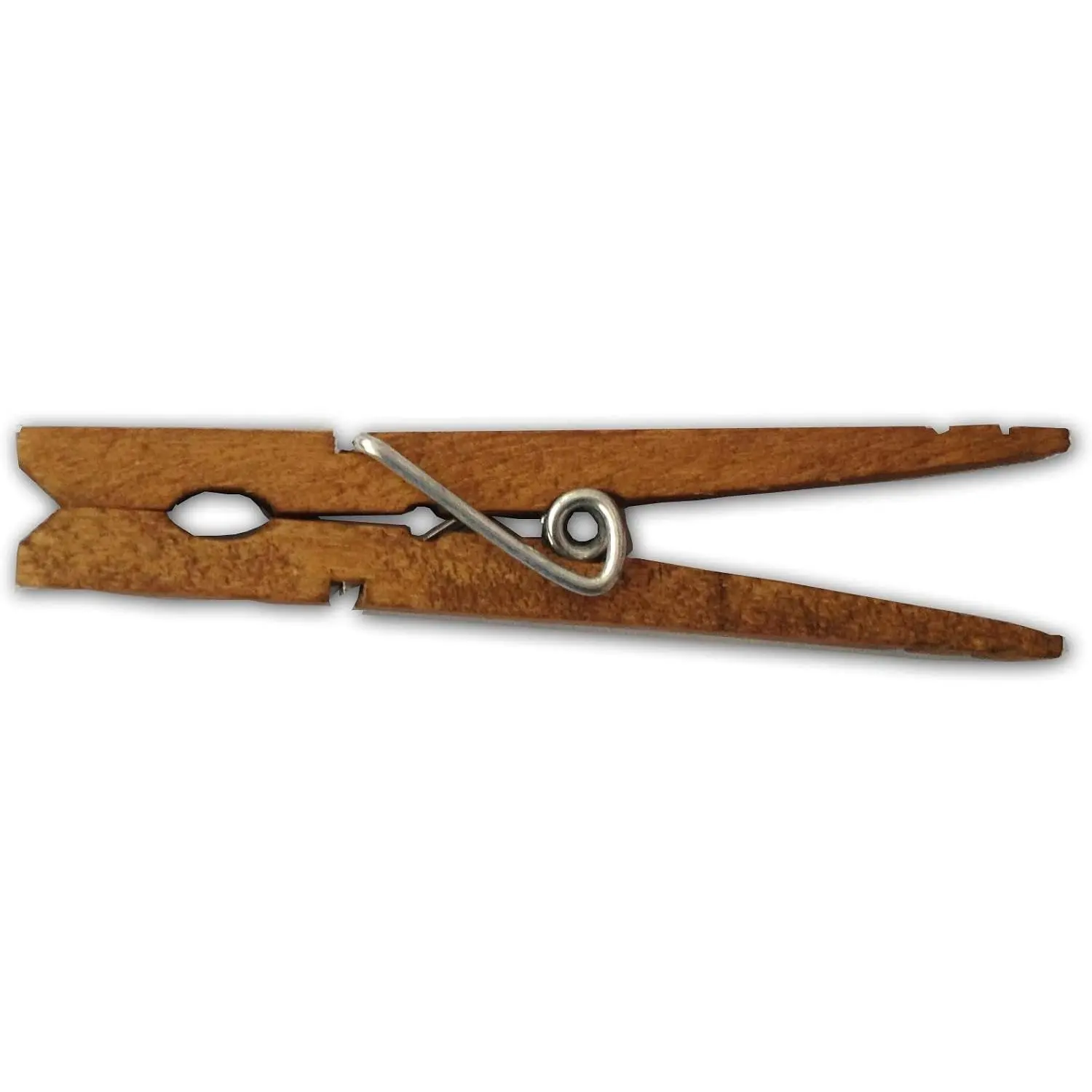 Large Wooden Clothespins 3-5/16 Inch (8.4cm), 30 Pack, Jacobean Stained Finish for Crafts, Photo Display and Light HangingGift