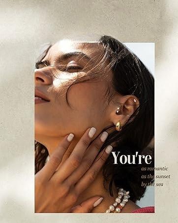 MILACOLATO 14G Gold Belly Button Bars 925 Sterling Silver Belly Bars Surgical Stainless Steel Hypoallergenic 14K Plated Gold Titanium Navel Piercing Jewellery 6/8/10/12mm