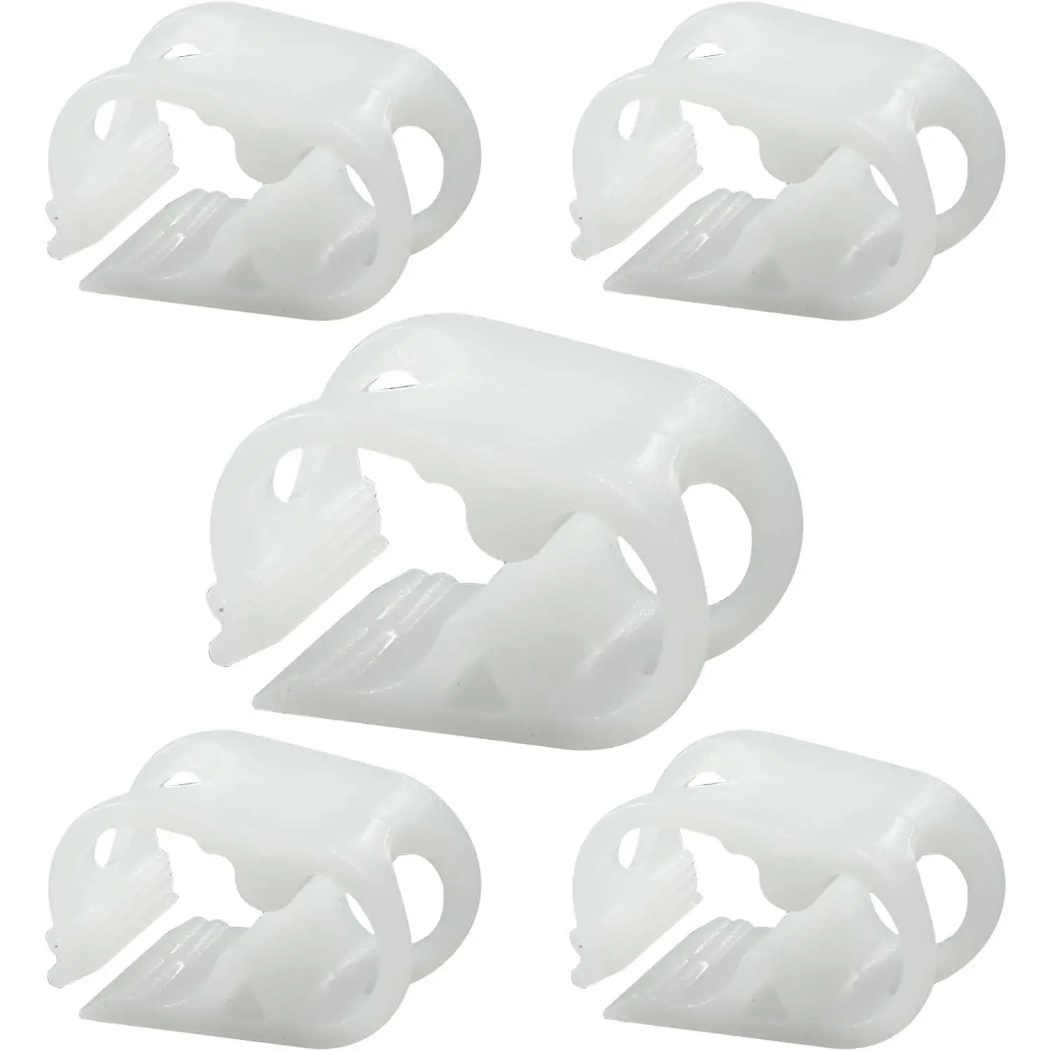 5 count 1/4" - 5/16" Plastic Tubing Clamps