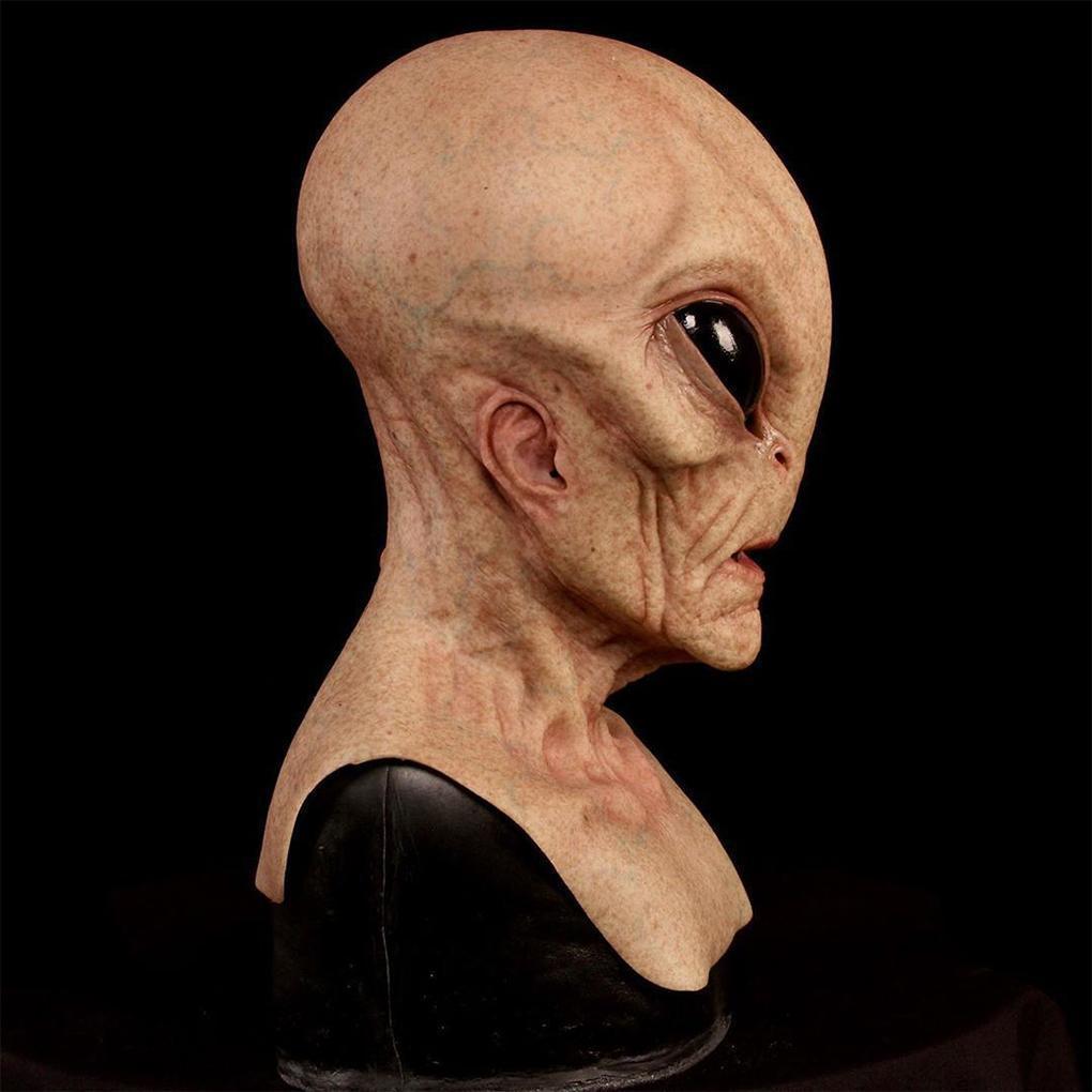 Horrible Alien Mask Horror Alien Supersoft Mask Creepy Halloween Party Decoration Scary Funny Cosplay Prop Masks