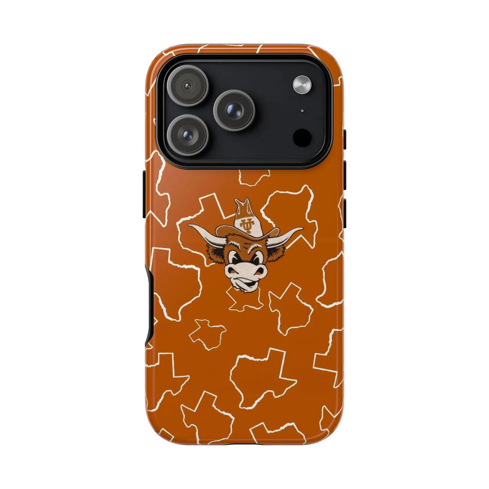 Texas Longhorns Phone Case, Texas Football iPhone Case, Longhorn Fan Gift, University of Texas Cover,Suitable for iPhone 17-11 Pro Max/Plus and  Samsung Galaxy S23-25