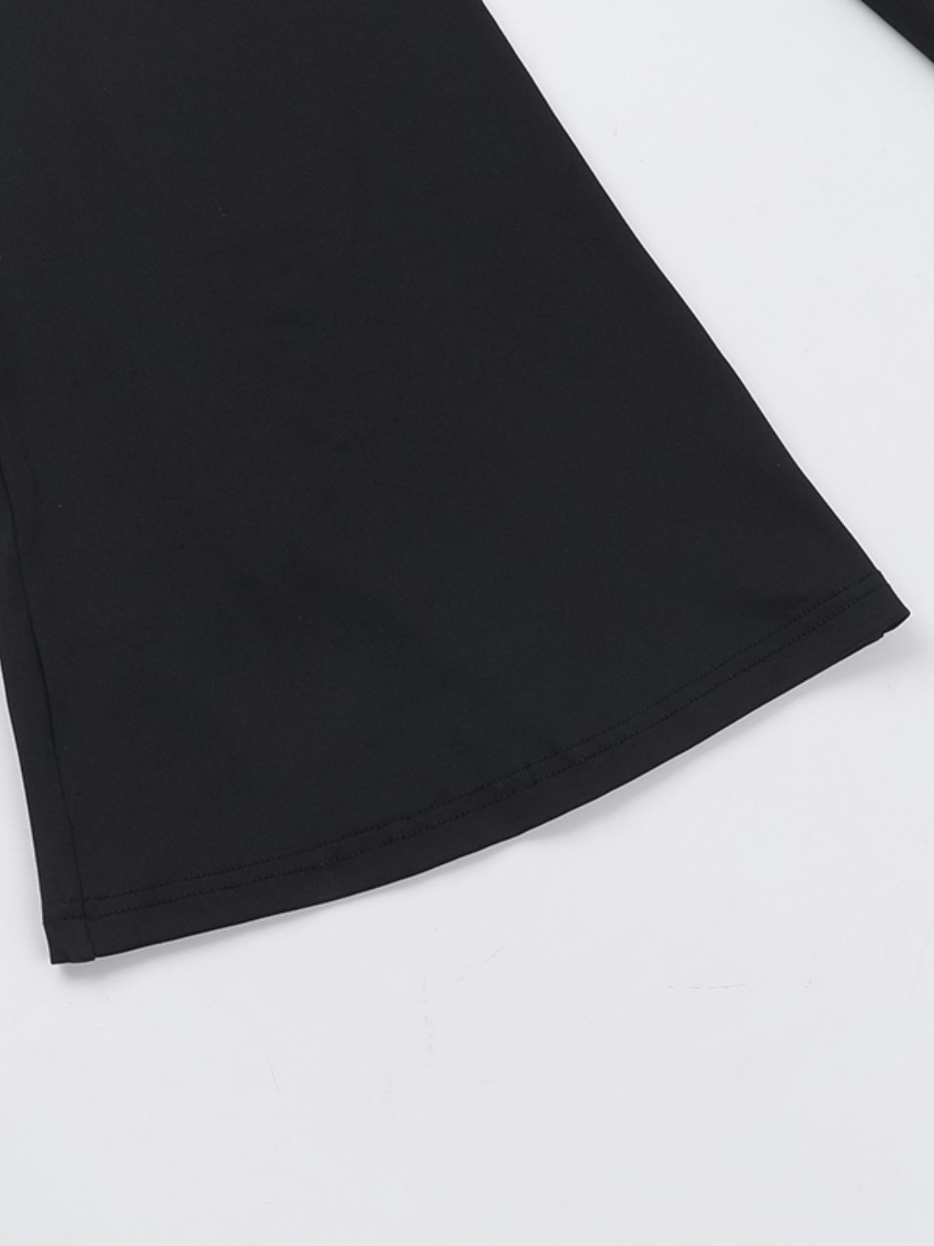 Women's Solid Color Long Sleeve Jumpsuit, Elegant Fashion Casual Jumpsuit for Party Club Dating Wear, Ladies Clothes for Summer Spring