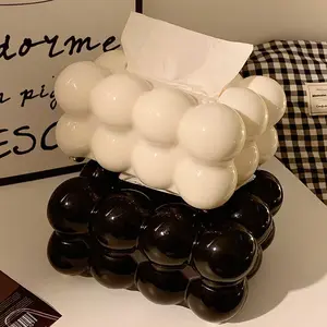 High-end tissue box for the living room, luxurious and elegant tissue box for the living room, bathroom, and home use