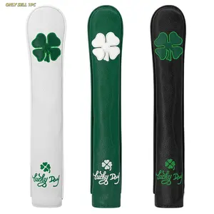 Lucky Clover Golf Alignment Stick, Golf Accessories, Golf Gear, Golf Equipment, Enhances Accuracy & Protection, Ideal for Golf Enthusiasts & Those Seeking Good Luck