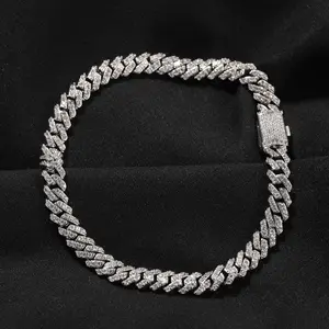 [ICE HUE] 18K Gold Vacuum Plated Copper Cuba Bracelet with 5A+ Sri Lanka Zircon Diamond - Hip-Hop-Inspired High Quality Elegant Jewelry, Men's & Women's Accessories, Luxury Daily Wear Gift, Elegant Jewelry Bracelet