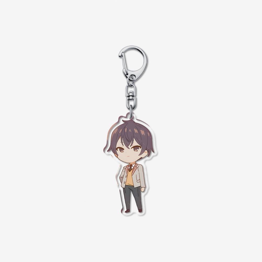 Anime Alya Sometimes Hides Her Feelings in Russian Acrylic Keychain Pendant Cartoon Masachika Alisa Keyring Decor Accessories