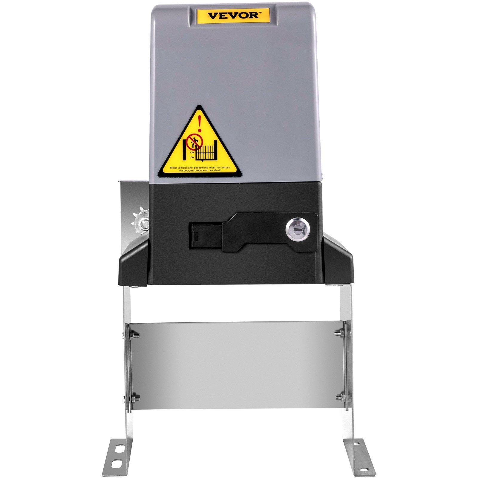 VEVOR Sliding Gate Opener 3300 LBS Automatic Sliding Gate, Gate Opener Motor with 2 Remote Controls, 230 ft Remote Distance Driveway Rolling Gate, Automatic Sliding Gate Opener for Sliding Gate