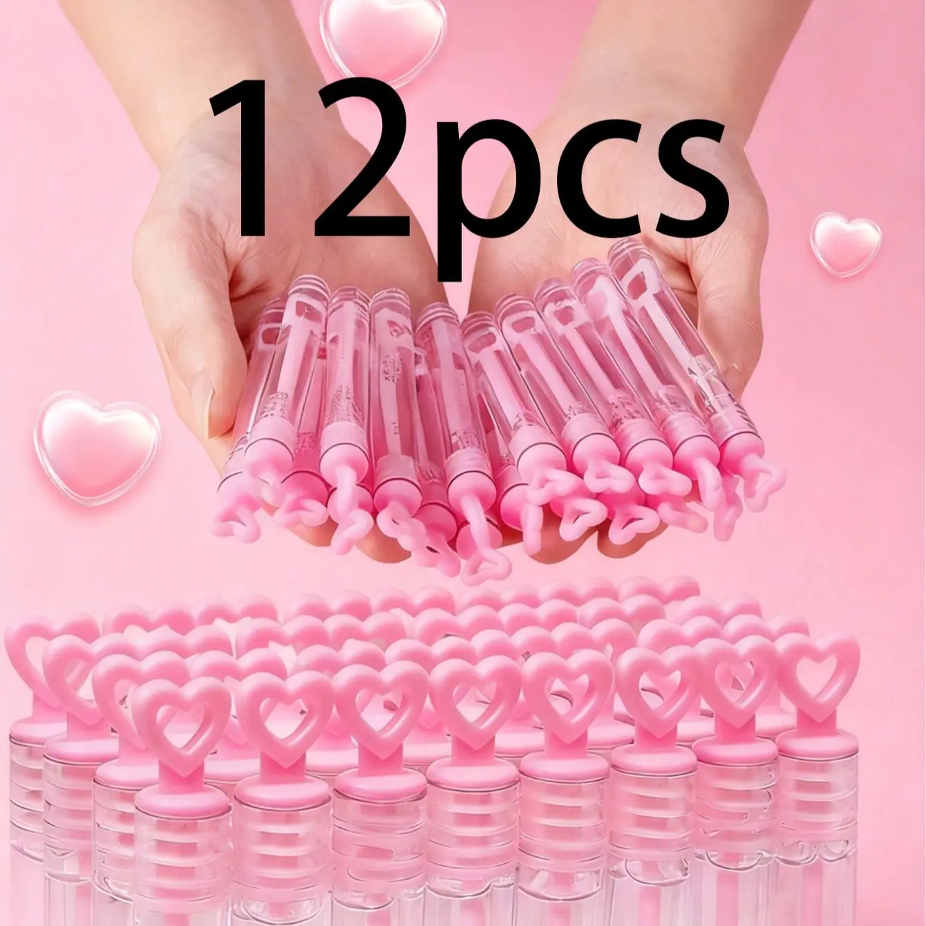 Heart Bubble Wand, Perfect for Weddings, Parties, Anniversaries, Graduations, Birthdays, Mini Heart Bubble Wand, Empty Bottle, No Bubble Solution