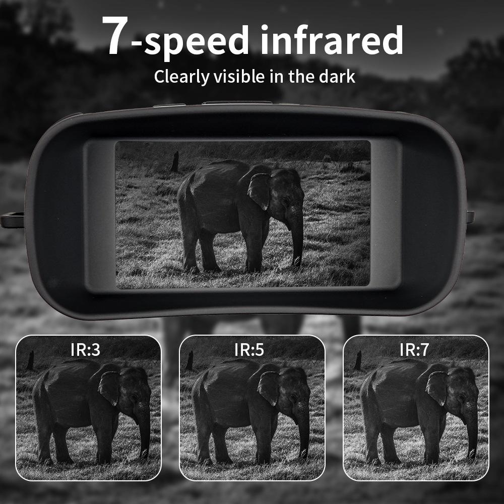 Night Vision Goggles-Night VisionBinoculars,2000 mAh Battery,7 Levels Infrared,6XDigital Zoom,Wildlife Observation,Hunting,Camping