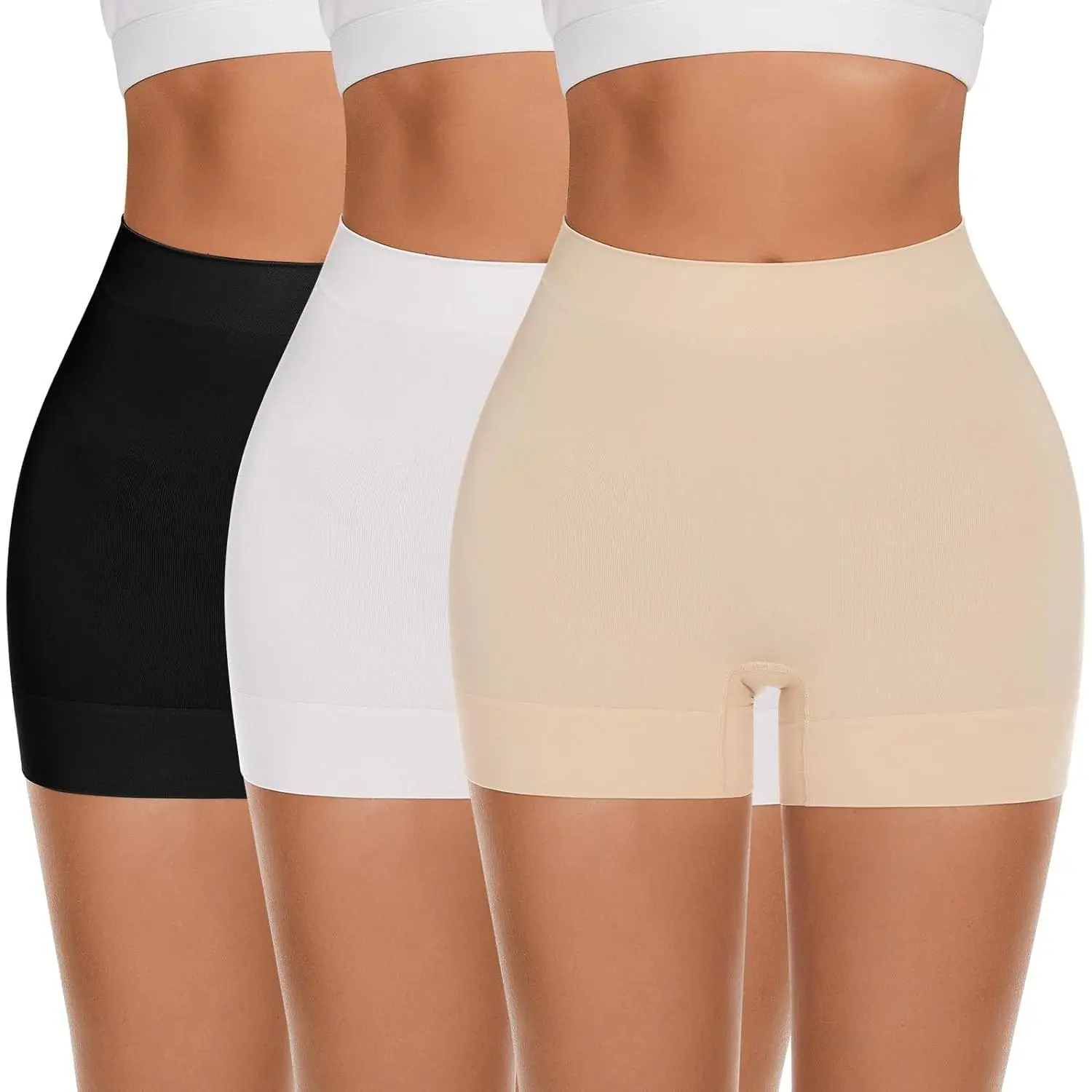 Slip Shorts for Women Under Dress,Boyshorts Panties Anti Chafing Boyshorts Smooth Shapewear Shorts