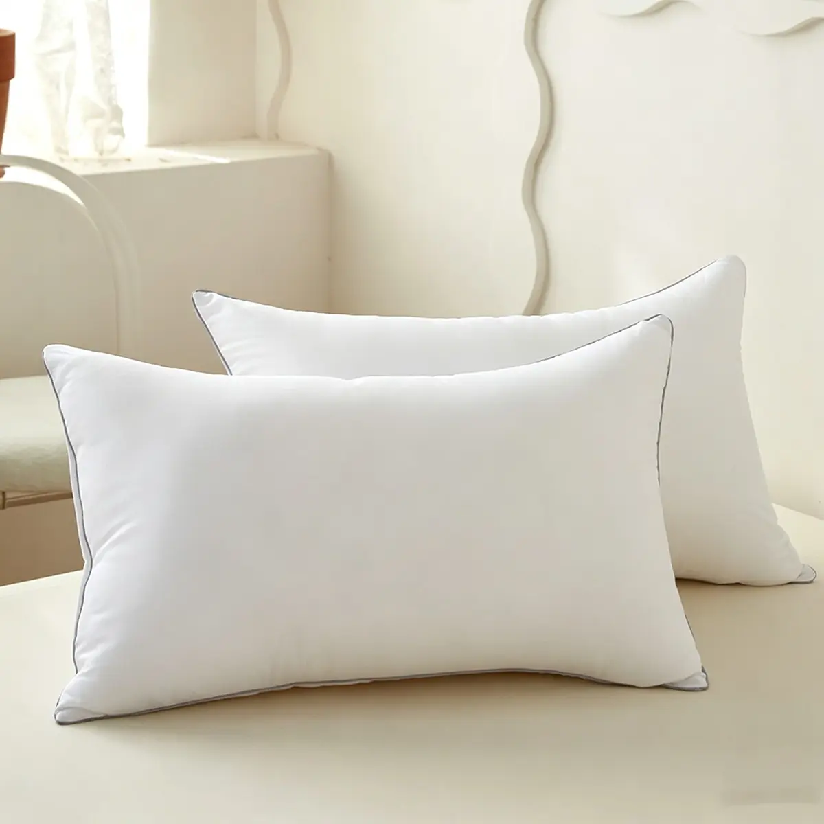 High Elastic Soft Pillow Core, Home Neck Support Pillow Core, Comfort Sleep Pillow, 1pc Pack, Ideal for Daily Use