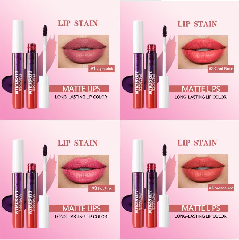 3PCS Orange Red Peel Off Lip Stain Tints for Women, Liquid Lipstick Peel off Lip Stain Long Lasting Waterproof, Longwear Lipstick Peel-off Highly Pigmented Easy Apply Not Faded Smudge-proof