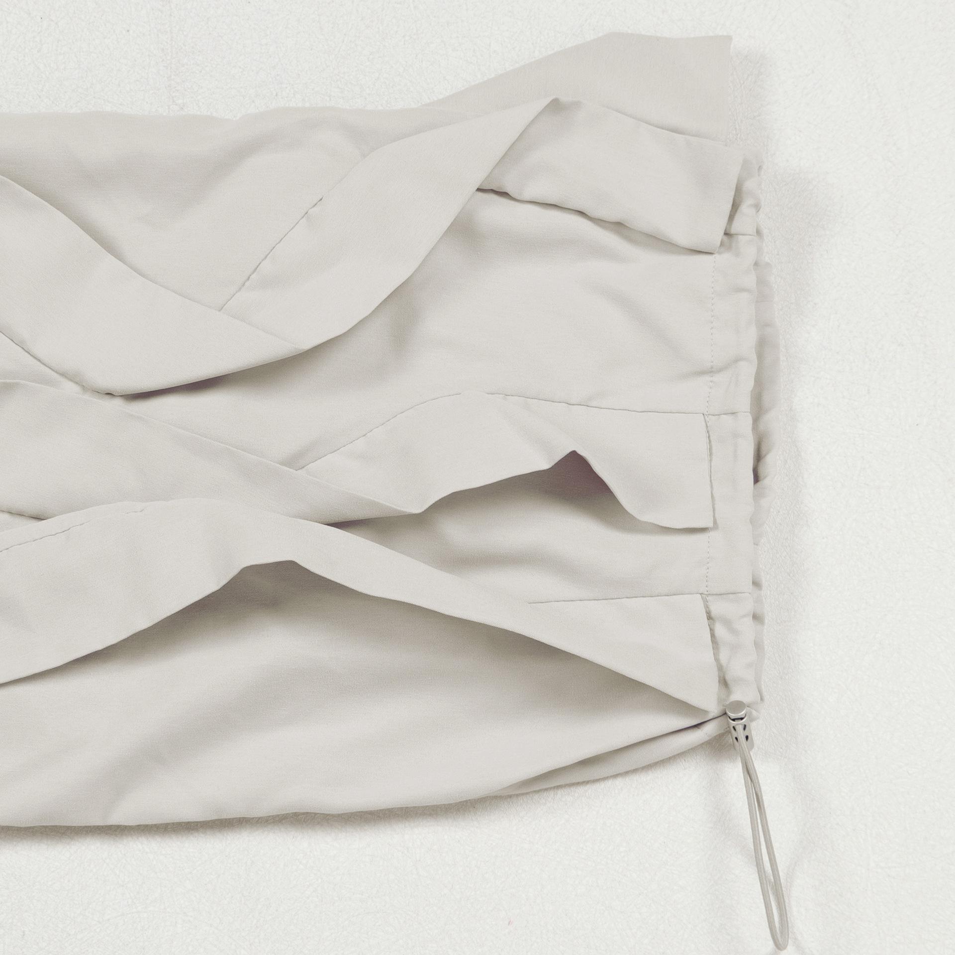 2025 Autumn New European and American Elegant Commuter Workwear Patchwork Lace Lantern Pants Jogger Pants