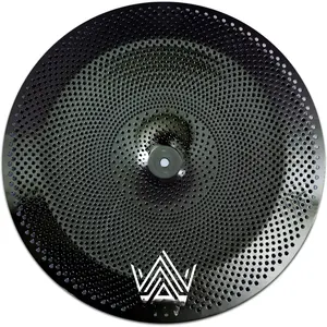 18 inches Low Volume  Cymbal for Quiet Practice (Black)