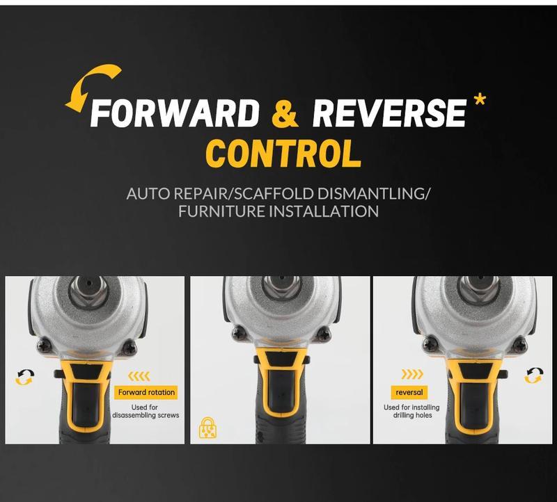 Dewalt DCF900 Cordless Impact Wrench:20V,850N·m,6.0Ah Li - Ion Battery,Multi - Speed,For Automotive&Industrial Tasks