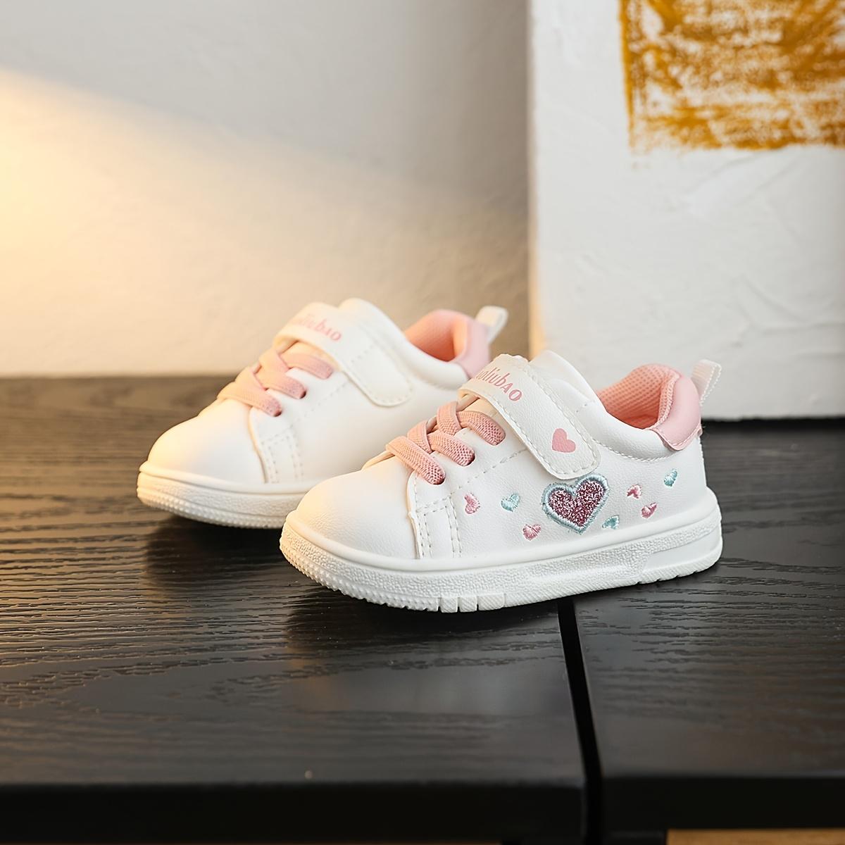 Breathable and Comfortable Soft-soled Toddler Shoes, Suitable Boys and Girls as First Walker Shoes, Anti-kick Toddler Shoes with Hook-and-loop Fasteners, Children Aged 1-3. -soled Baby Shoes, Toddler Girls' Shoes, Boys' Shoes