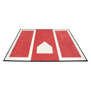 Training Mat for Baseball and Softball - Thickened Upgraded Hitting Mat with Anti-Slip Backing for Batting Cage, 6.5 x 4 ft