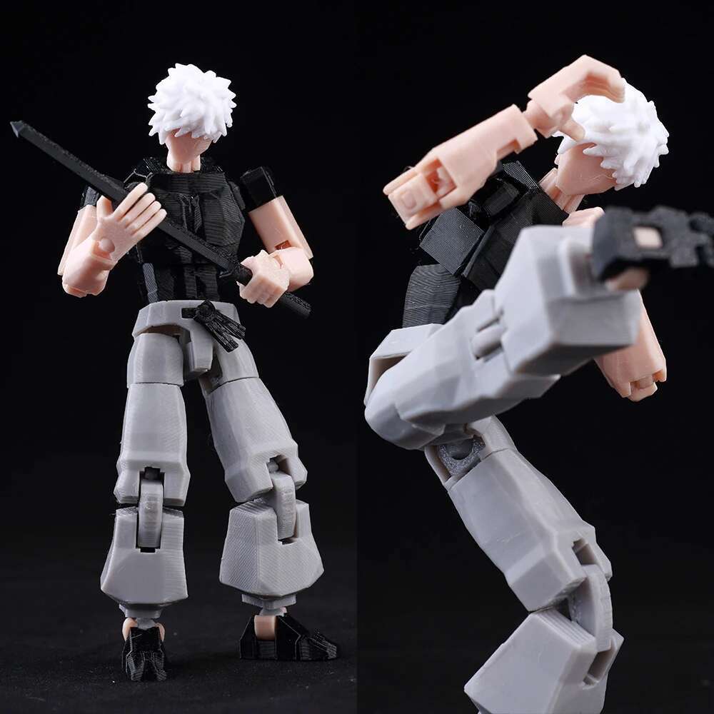 9L3D Printed Jujutsu Kaisen 3D Mini Figures, Satoru Gojo & Geto Suguru Action Model, Anime PVC Collectible Statue, Gift for Fans