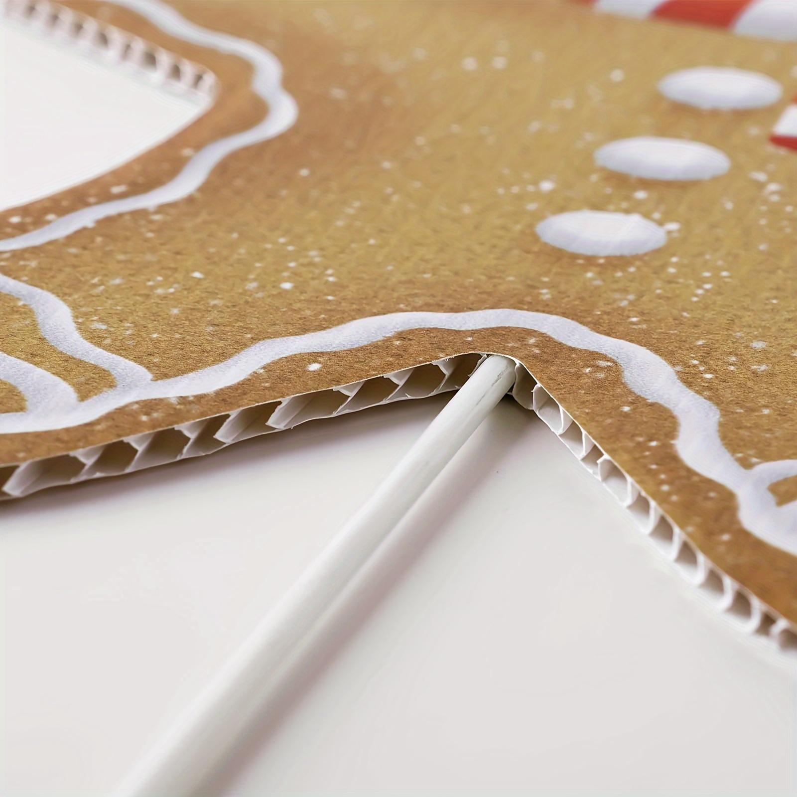 4/8/12pcs Large Gingerbread for Man Christmas Tree Ornaments,Cute Rustic Holiday Decor for Home,School &Office,Christmas Pendant