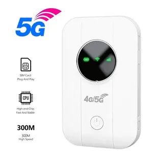 4G LTE WiFi Mobile Hotspot, Portable WiFi, WiFi Pocket, 300Mbps High Speed, Connect 10+ Devices, Wireless WiFi Router Device for Home/RV/Travel/Outdoor Use, Portable WiFi Hotspot