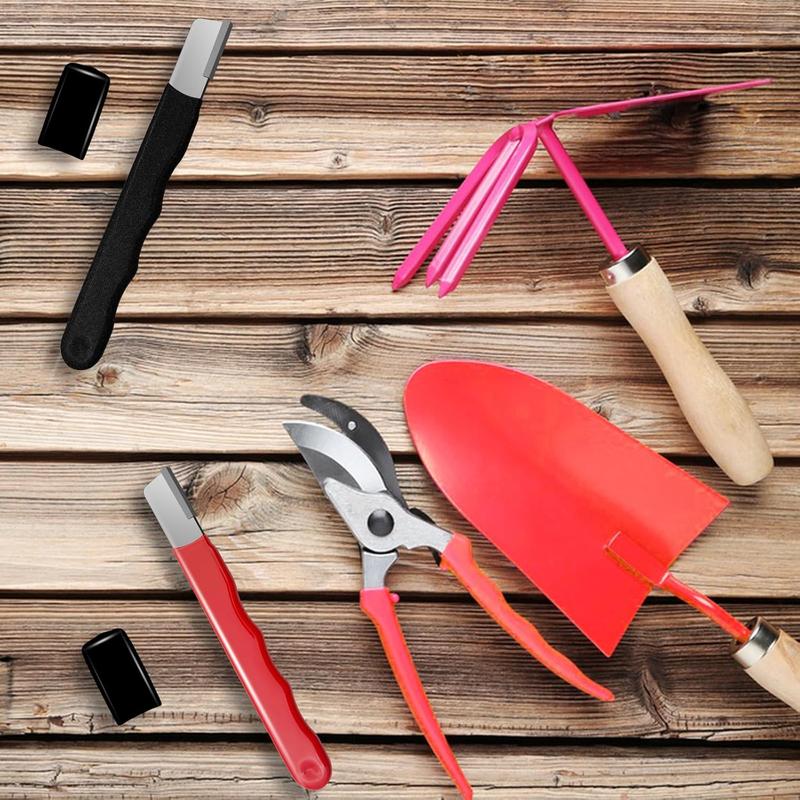 Multipurpose Knives Sharpener and Garden Tool Blade Sharpener for Knife, Lawn Mower Blade Kitchen Plastic Portable Lightweight Stainless Kitchenware Home Sharpening tool