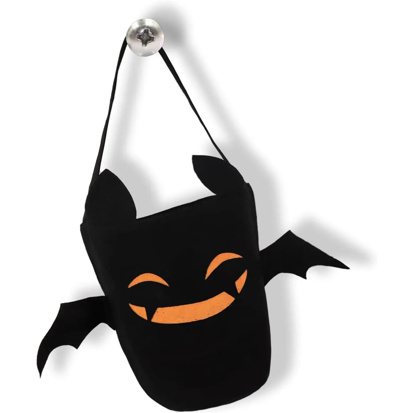 Halloween Buckets for Trick or  for ,Bat Candy Spooky Basket Multipurpose Portable   Bucket