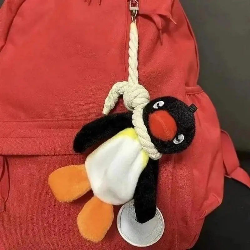 16cm Lovely Penguin Plush Keychain Cute Penguin Doll Backpack Pendant Creative Funny Animal Plush Doll Keychain Bag Accessories