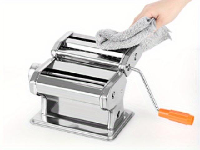 1pc Pasta Maker Machine - Adjustable Thickness (9 Settings) with Rollers and Cutterfor Pasta, for Making Spaghetti, Fettuccine, Lasagna - Ideal Gift for Food Lovers, Silvery Pasta Machine. 1pc Pasta Maker Machine - Adjustable Thickness (9 Settings) with Rollers and Cutterfor Pasta, for Making Spaghetti, Fettuccine, Lasagna - Ideal Gift for Food Lovers, Silvery Pasta Machine.