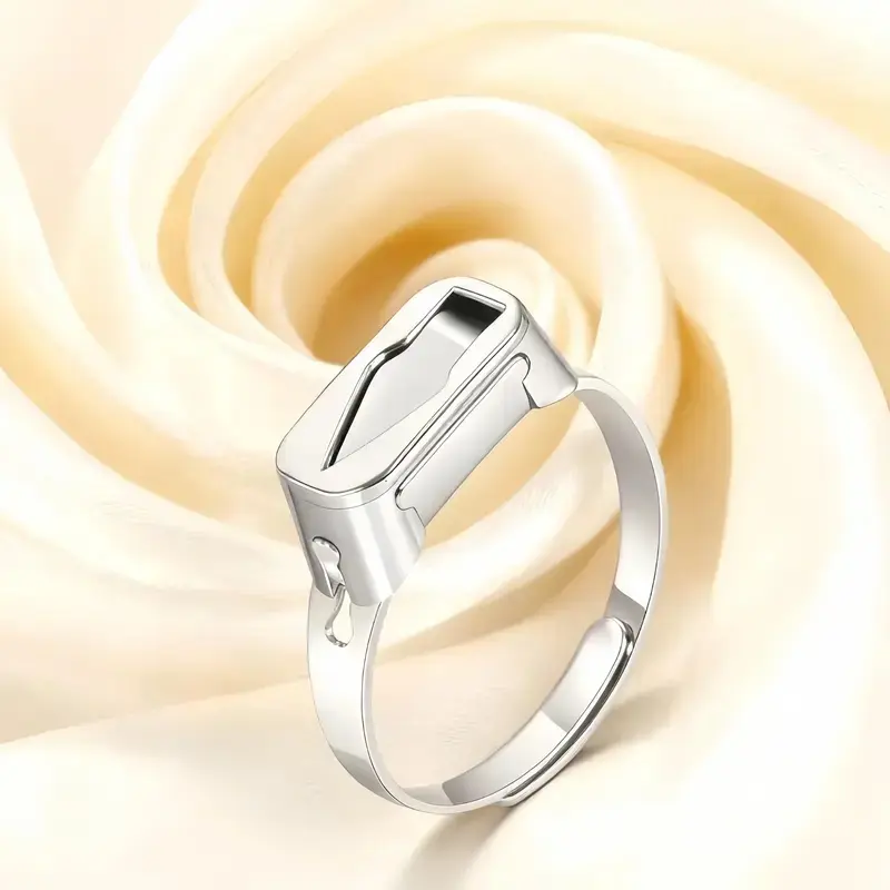 Portable Adjustable Fidget Ring,  Finger Stress Reliever with Trendy Design, Perfect Gift Choice for All Adults