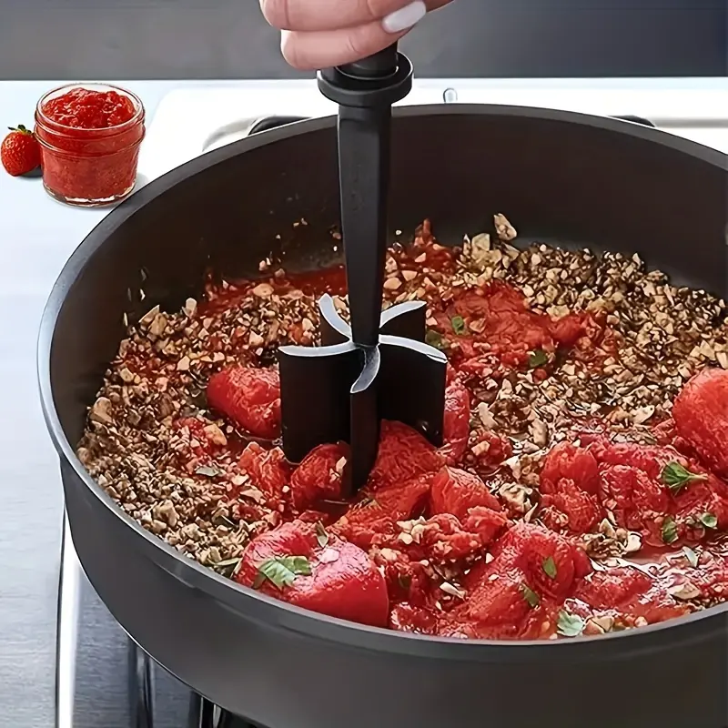 Meat Chopper, Heat Resistant Pulverizer, Suitable for Hamburger Meat Ground, Beef Smasher Shredder Top-Quality Meat Masher Grinder for Crafting