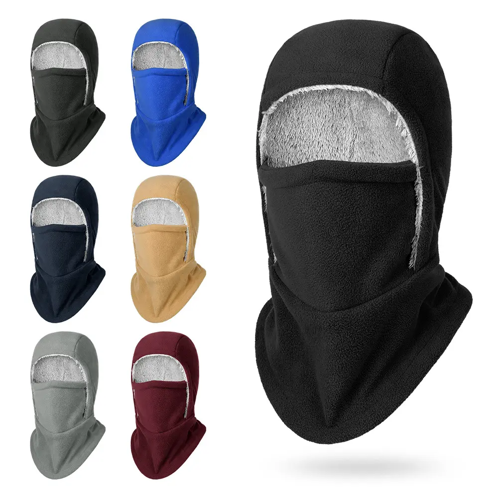 Thermal Balaclava Full Face Mask, Windproof Fleece Lined Neck Warmer for Winter Outdoor Cycling & Skiing