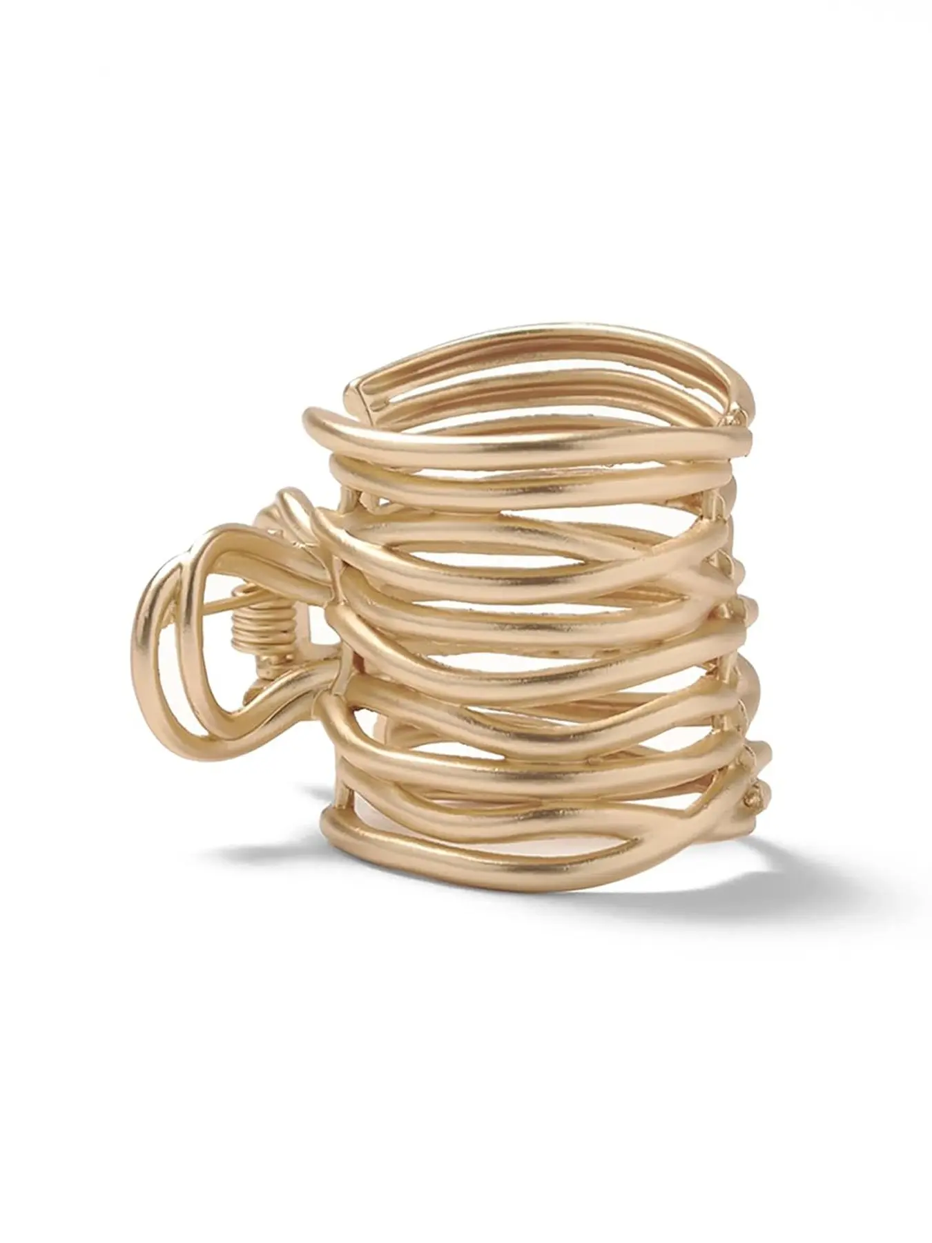 The Hair Edit Gilded Wrap Ponytail Cuff Clip, Elegant Gold Accessory for Women, Jewelry for Hair, Unique Cuff Claw Clip, Hair Accessories for Effortless Everyday Style