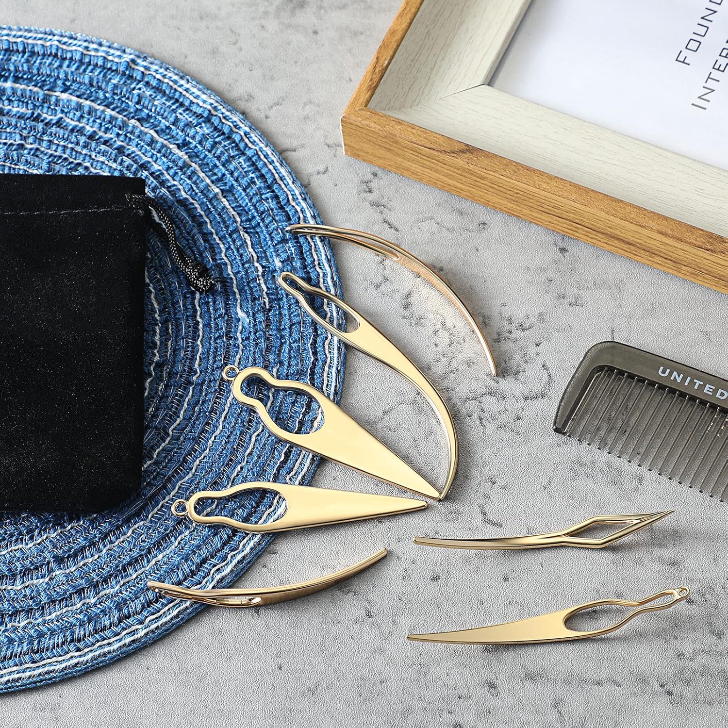 8 count Dreadlock Interlocking Tool for Locs Sisterlock Retighten Tool for Dreadlocks Interlocks Crochet Braiding Hair Tightening Extensions Accessory ()