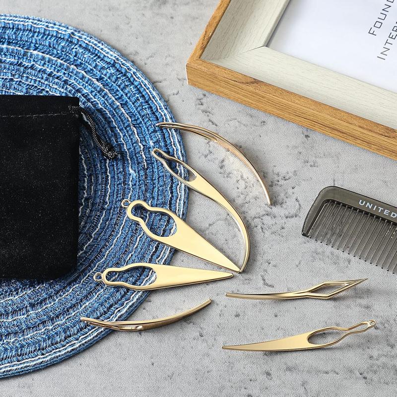 8 count Dreadlock Interlocking Tool for Locs Sisterlock Retighten Tool for Dreadlocks Interlocks Crochet Braiding Hair Tightening Extensions Accessory ()