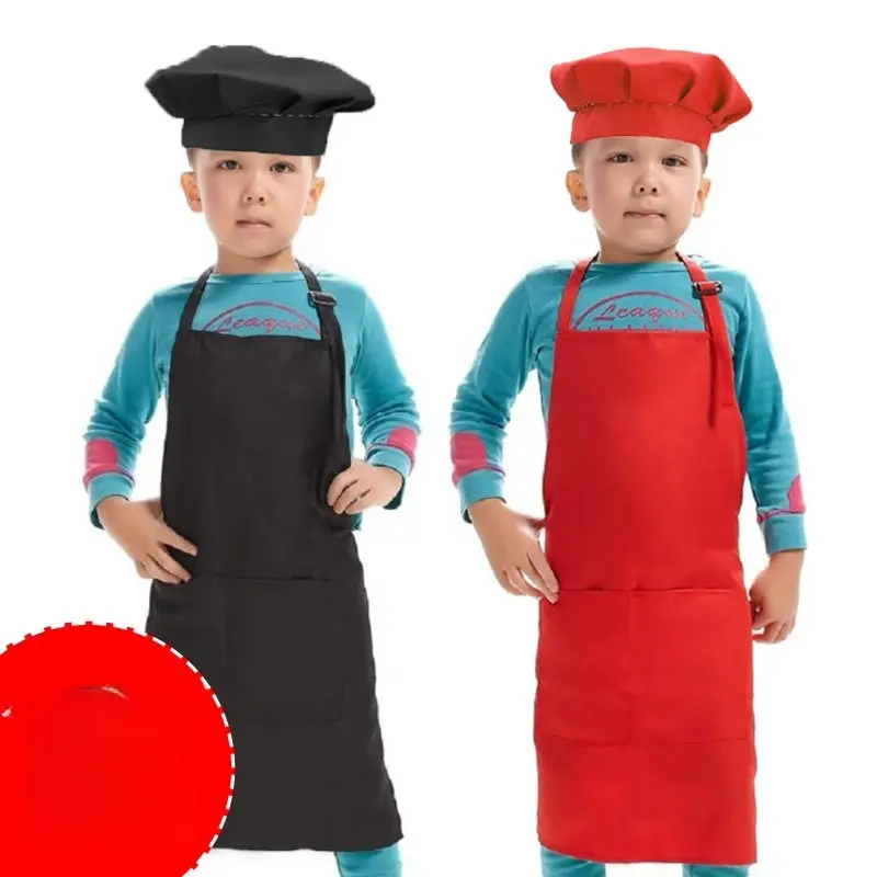 Bestselling Kids Apron Set, Painting Apron with Chef Hat Baking Kit Cute Apron